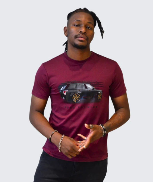Pure Premium Carro Tee Burgandy